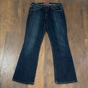 Levi's Nouveau Boot Cut Stretch 515 Dark Jeans 10